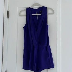 BCBG purple romper